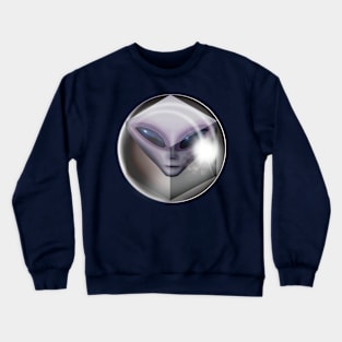 Alien Cubic Sphere Crewneck Sweatshirt